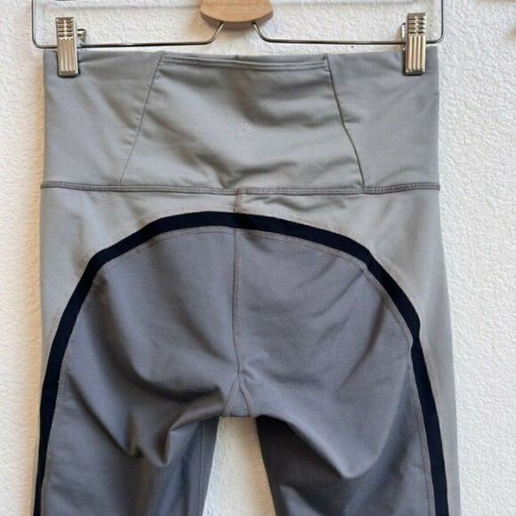 ATHLETA Silver Bells Spar Colorblock 7/8 Leggings Womens Activewear Size Small - Picture 4 of 12